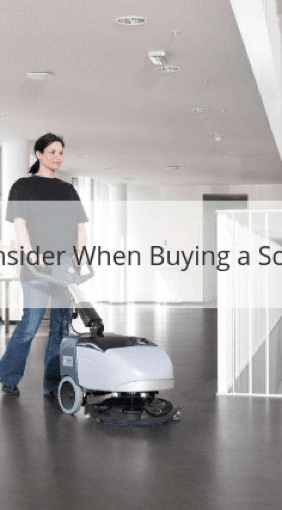 Points To Consider When Buying a Scrubber Dryer