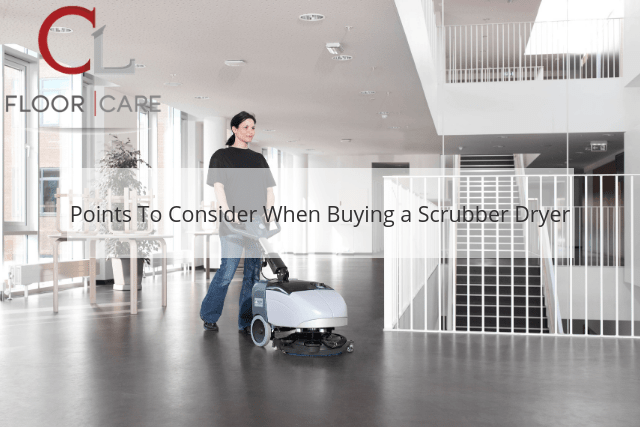 scrubber dryer