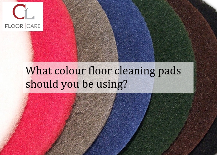 What colour floor cleaning pads should you be using?
