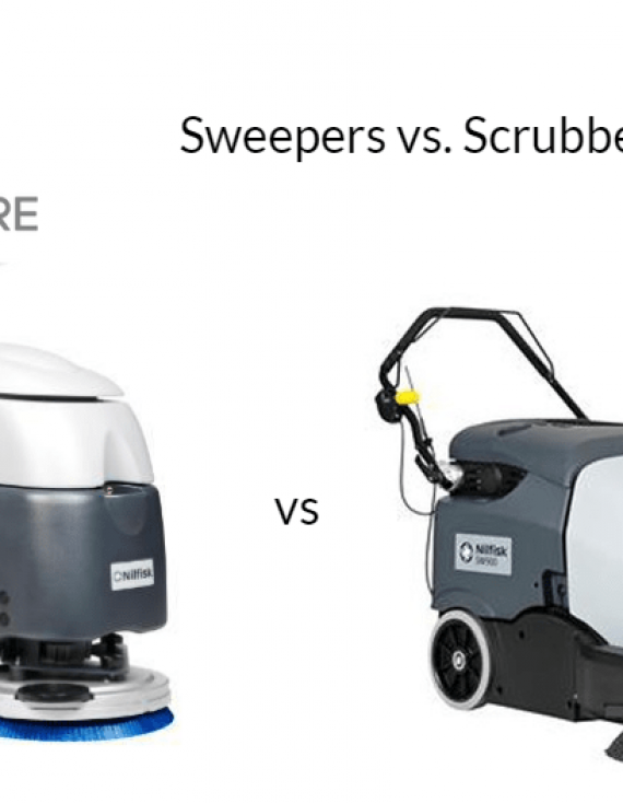 Sweeper vs. Scrubber Dryer