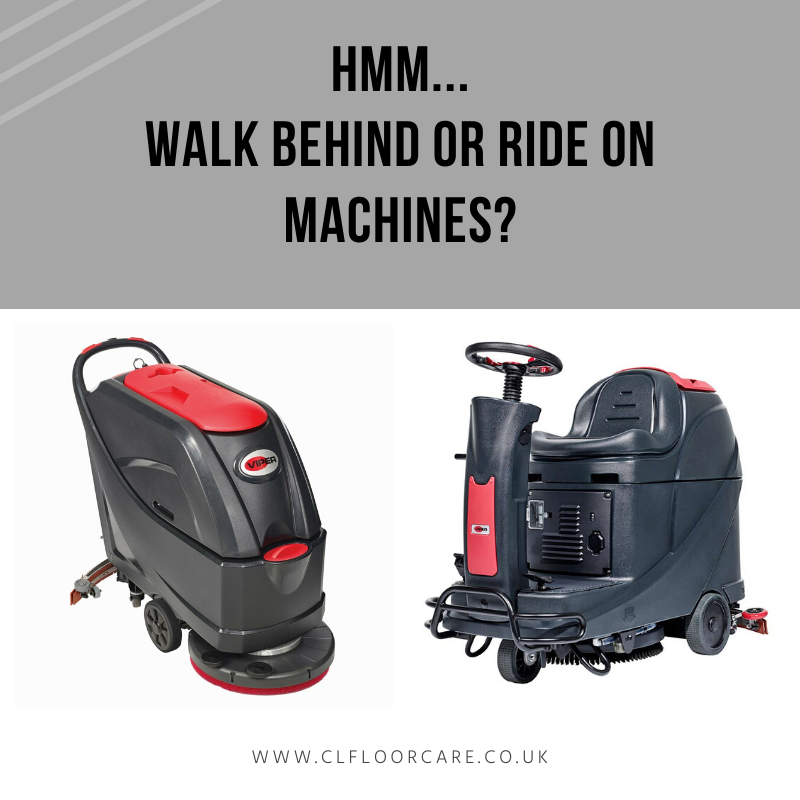 Hmm…. Walk behind or ride on machines?