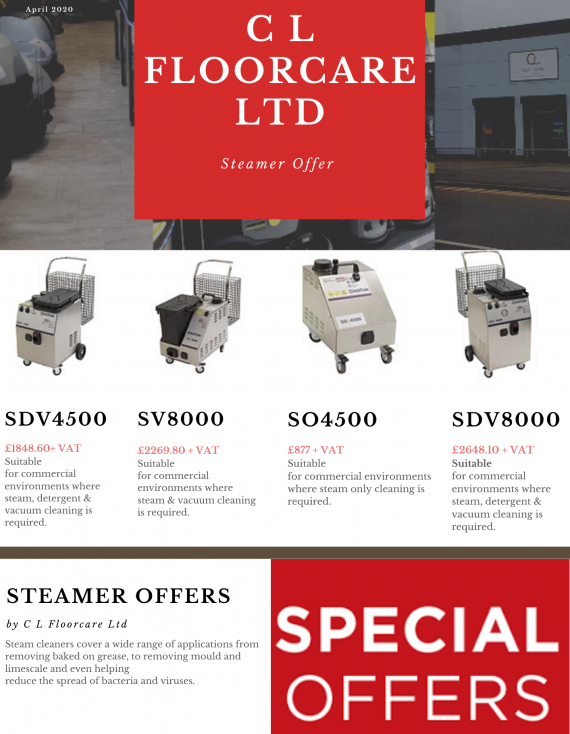 Steamer Special Offer now Live!!