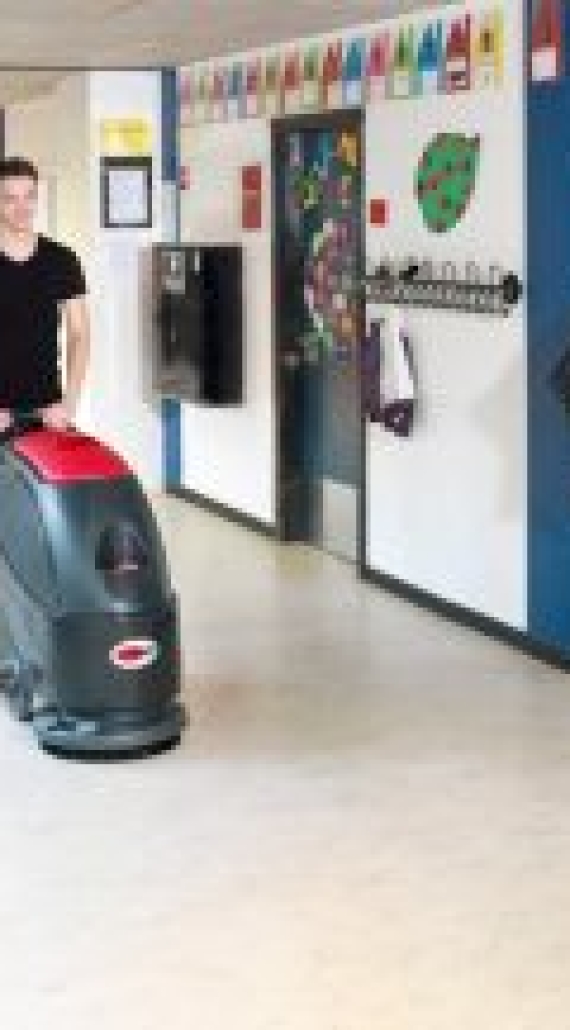 How Does a Floor Scrubber Work?